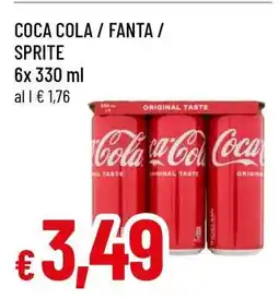 Famila Coca Cola/Fanta/Sprite offerta