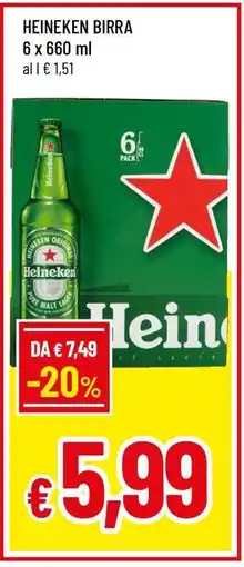 Famila Heineken Birra offerta
