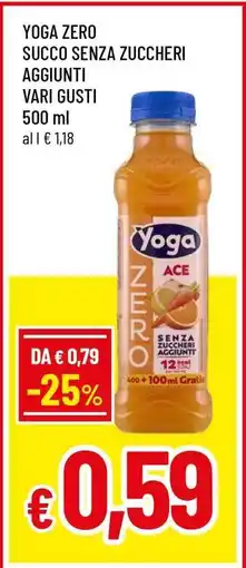 Famila YOGA ZERO offerta