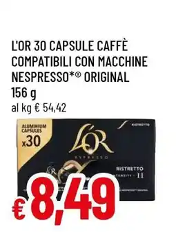 Famila L'OR 30 Capsule Caffè offerta