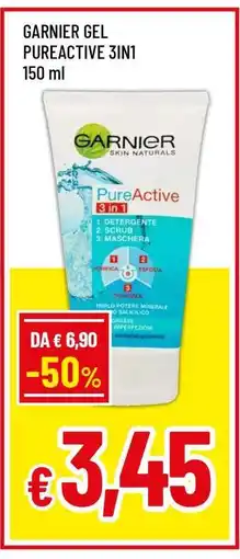 Famila GARNIER GEL PUREACTIVE 3IN1 offerta