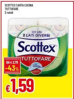 Famila SCOTTEX CARTA CUCINA TUTTOFARE offerta