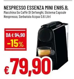 Famila Nespresso Essenza Mini EN85.B offerta