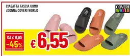 Famila CIABATTA FASCIA UOMO/DONNA COVERI WORLD offerta