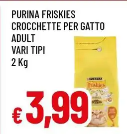 Famila PURINA FRISKIES CROCCHETTE PER GATTO ADULT offerta