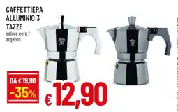 Famila CAFFETTIERA ALLUMINIO 3 TAZZE offerta