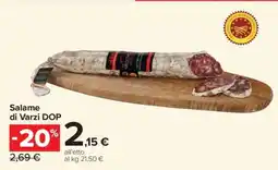 Carrefour Salame di Varzi DOP offerta