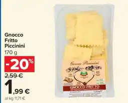 Carrefour Gnocco Fritto Piccinini offerta