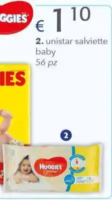 Acqua & Sapone Huggies unistar salviette baby offerta
