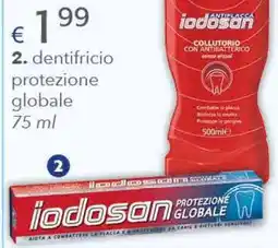 Acqua & Sapone IODOSAN Dentifricio protezione globale offerta