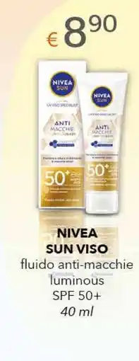 Acqua & Sapone NIVEA SUN VISO offerta