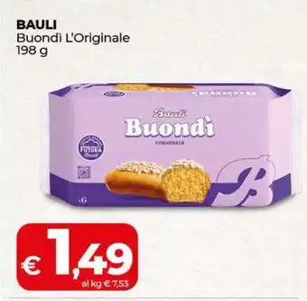 Coop BAULI Buondì l'originale offerta