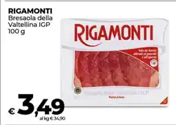 Coop RIGAMONTI Bresaola della Valtellina IGP offerta