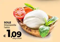Coop SOLE Mozzarella l'etto offerta