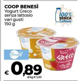 Coop COOP BENESÌ offerta