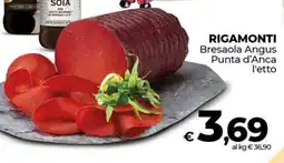 Coop RIGAMONTI Bresaola Angus punta d'anca offerta