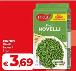 Coop Findus Piselli Novelli offerta