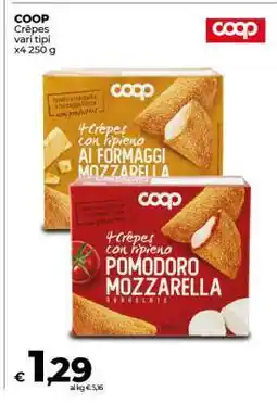 Coop COOP CRÊPES VARI TIPI offerta