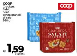 Coop COOP Crackers Salati offerta