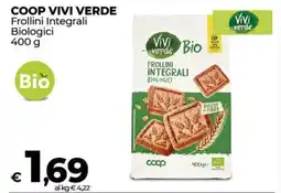 Coop COOP VIVI VERDE Frollini Integrali Biologici offerta