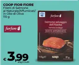 Coop COOP FIOR FIORE Filetti di Salmone offerta