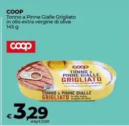 Coop COOP Tonno a Pinne Gialle Grigliato offerta
