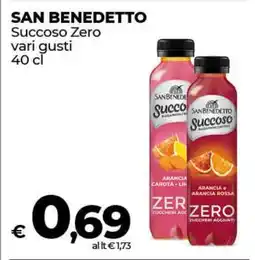 Coop SAN BENEDETTO Succoso Zero offerta