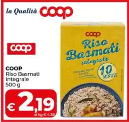 Coop COOP Riso Basmati Integrale offerta