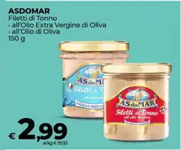 Coop ASDOMAR Filetti di Tonno offerta