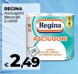 Coop REGINA Asciugoni decorati 2 rotoli offerta