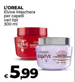 Coop L'Oreal Elvive maschera per capelli offerta