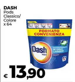 Coop DASH Pods classico/colore x 64 offerta