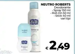 Coop NEUTRO ROBERTS offerta