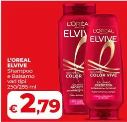 Coop L'OREAL ELVIVE offerta