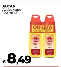 Coop AUTAN Active Vapo 100 ml x2 offerta
