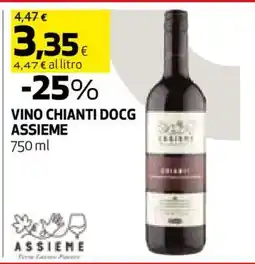 Coop VINO CHIANTI DOCG ASSIEME offerta