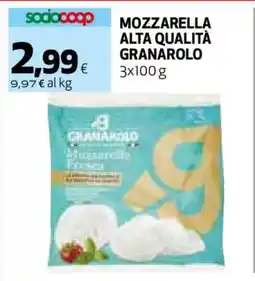 Coop Mozzarella Alta Qualità Granarolo offerta