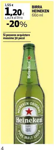 Coop BIRRA HEINEKEN offerta