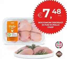 Coop BOCCONCINI DISOSSATI DI FUSI DI POLLO COOP offerta