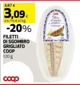 Coop FILETTI DI SGOMBRO GRIGLIATO COOP offerta