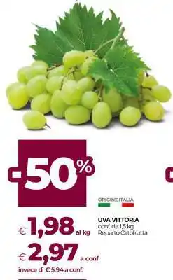 Coop Uva Vittoria offerta
