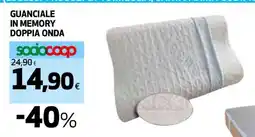 Coop GUANCIALE IN MEMORY DOPPIA ONDA offerta