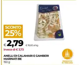 Coop ANELLI DI CALAMARI E GAMBERI MARINATI BE offerta