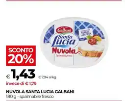 Coop NUVOLA SANTA LUCIA GALBANI offerta