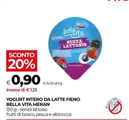 Coop YOGURT INTERO DA LATTE FIENO BELLA VITA MERAN offerta
