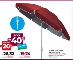 Coop OMBRELLONE MARE JOE PLUS 220CM offerta