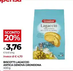Coop Biscotti Lagaccio Antica Genova Grondona offerta