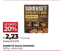 Coop BARRETTE SNACK SOMERSET offerta