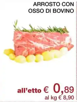Coop ARROSTO CON OSSO DI BOVINO offerta