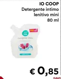 Coop IO COOP Detergente intimo lenitivo mini offerta